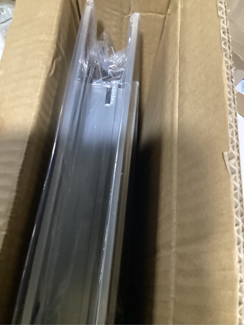 Condition photo showing New/Like New for Dog Door All Aluminum Medium, Doggy Doggie Cat Door, Heavy Duty Pet Door for Install in Interior Exterior Doors or Wall, 2 Magnetic Flaps, Energy Efficient, Closing Panel for Pets Up to 45Lb