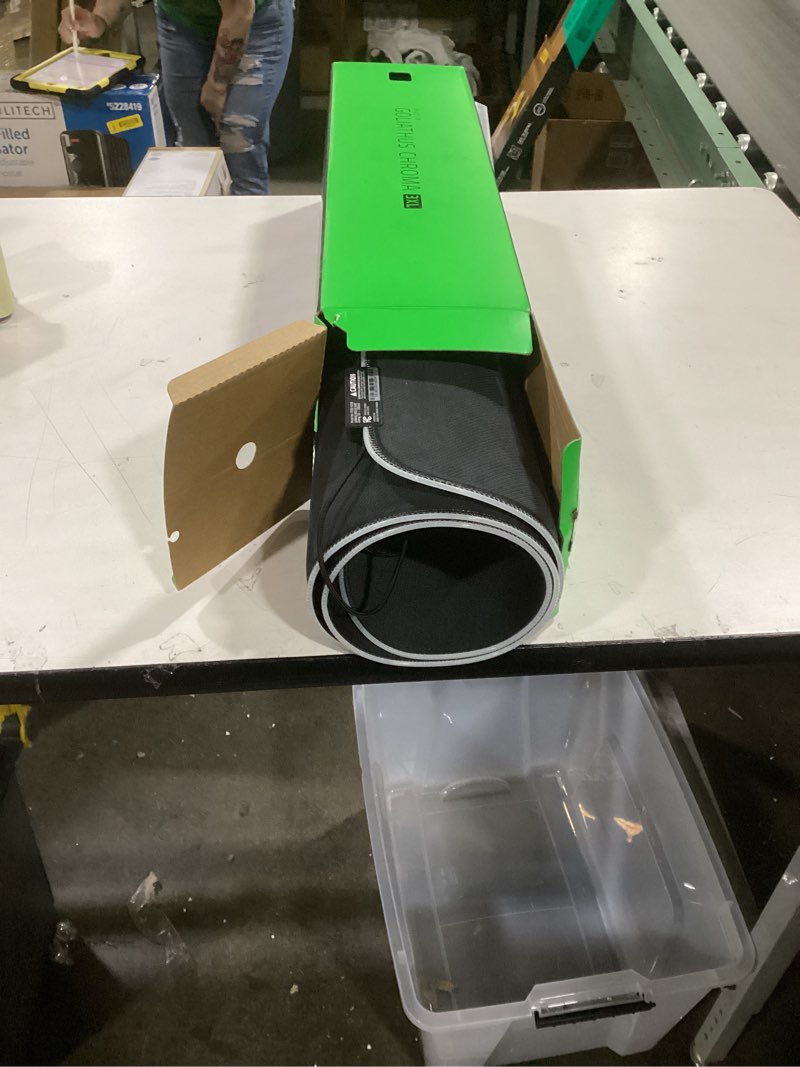 Condition photo showing New/Like New for Razer Goliathus Chroma 3XL Gaming Mouse Pad: Micro-Textured Cloth Surface - Large to Cover Desk Setup - Chroma RGB - Optimized for All Sensitivity Settings and Sensors - Non-Slip Rubber Base