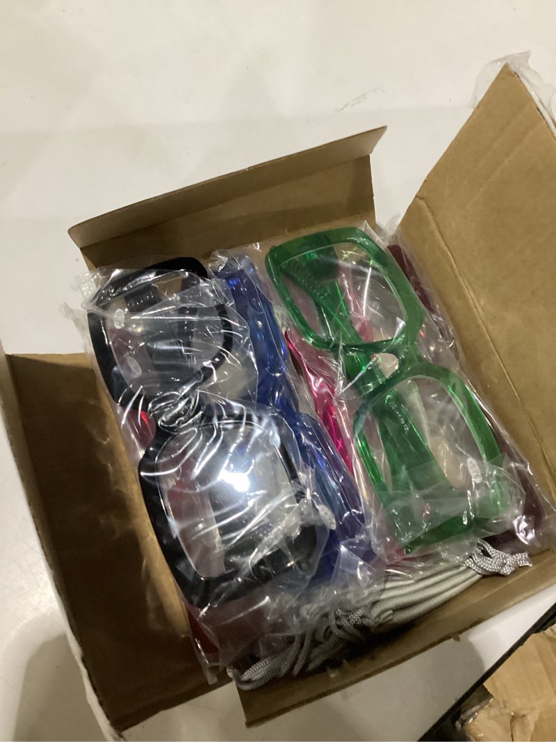 Condition photo showing Good Condition for eyekepper huge metalless reading glasses with screwless spring hinges 6 pack oversized readers for women +1.75 6 pack mix color 1.75 x