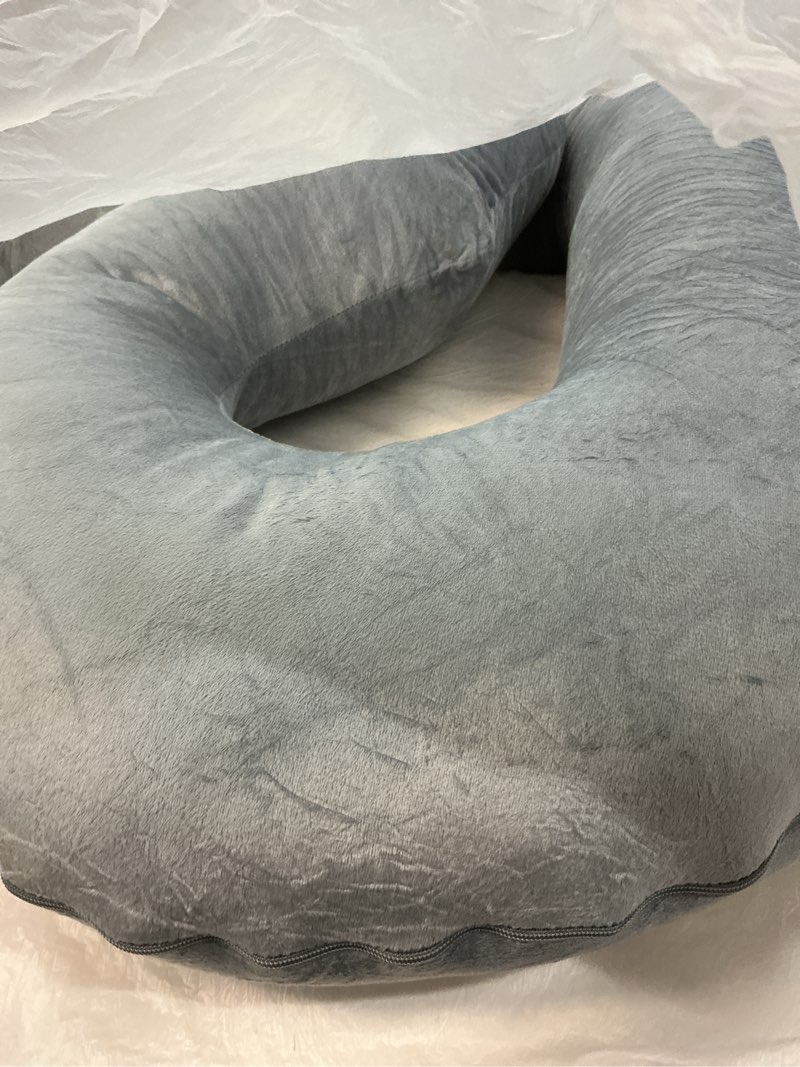 Condition photo showing As Is for momcozy pregnancy pillows for sleeping, u shaped full body maternity pillow with removable cover - support for back, legs, belly, hips for pregnant women, 57 inch pregnancy pillow for women, grey