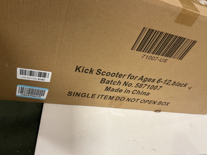 Condition photo showing New/Like New for ZIFFY Scooter for Kids with Hand Brake, Foldable Kick Scooter for Ages 6-12, Lightweight Scooter for Boys with 4 Adjustable Heights, ABEC9 Bearings, Supports Up to 260 lbs Black Green