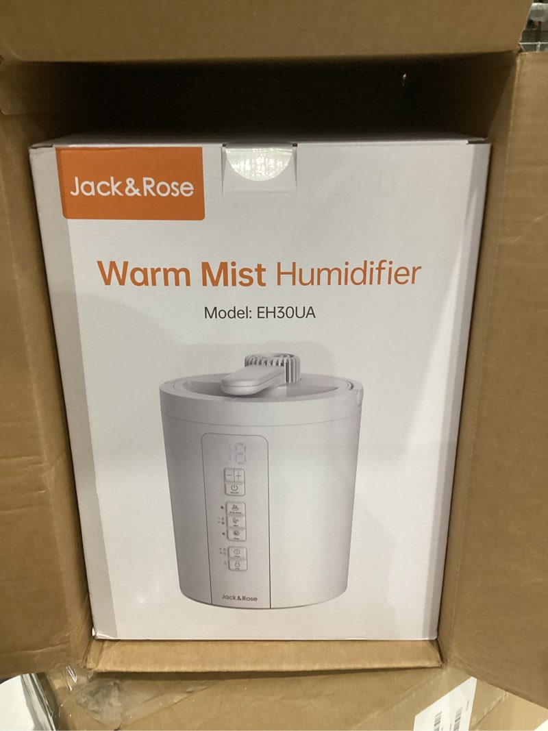 Condition photo showing New/Like New for 3L Stainless Steel Humidifier for Bedroom, Warm Mist Humidifiers Easy Clean, Steam Humidifier for Living Room, Whisper-Quiet and Filterless, with Sleep Mode and Timer, Auto-off Setting