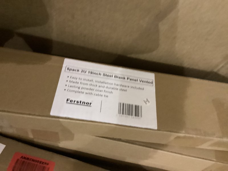 5 pack 2U 19in steel blank panel vented