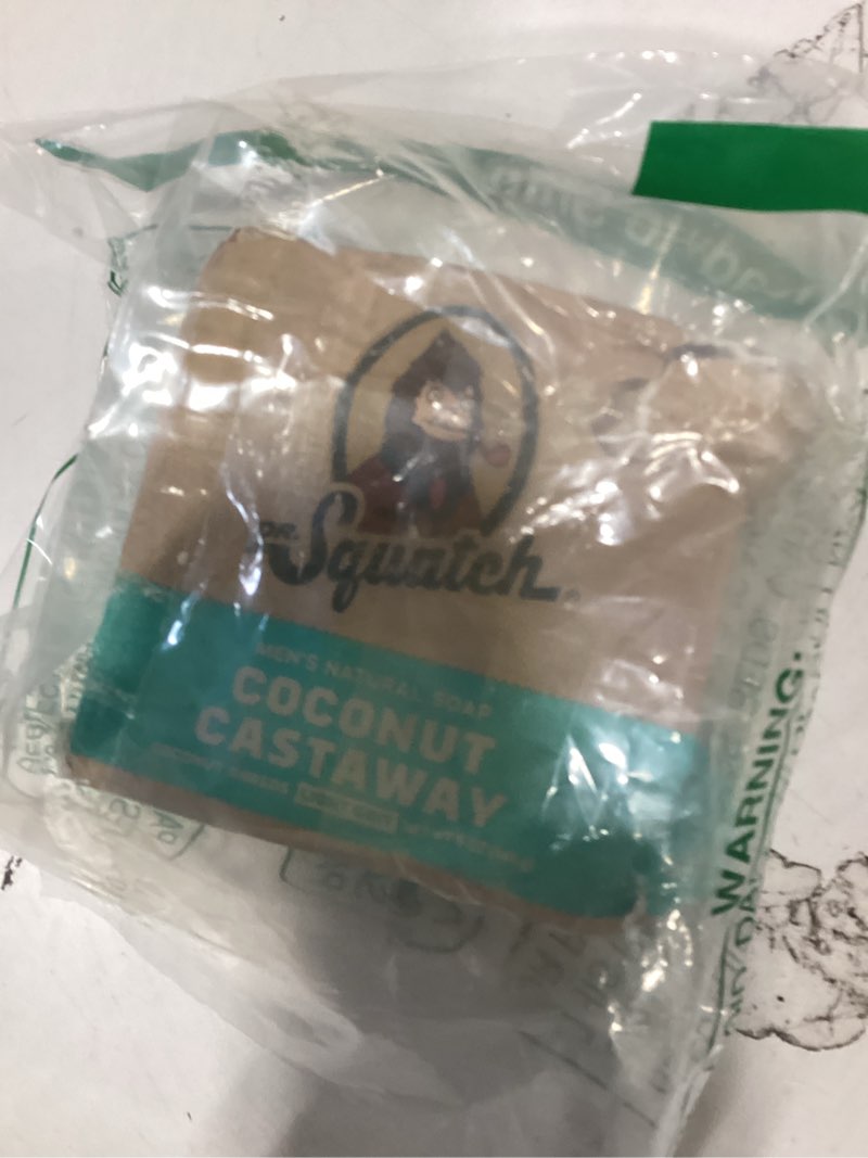 Dr Squatch Soap Bar Cocnut Castaway, 5 oz 5 Ounce (Pack of 1)
