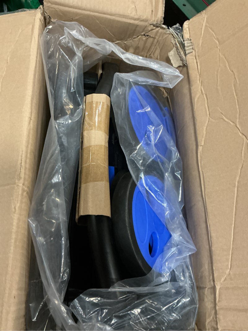 Condition photo showing Good Condition for Collapsible Shopping Cart with Wheels, 2 Storage Crates & 1 Storage Bag, 200 lbs Capacity Multi Use Functional Grocery Cart, Space-Saving Design for Home/Office/Picnic