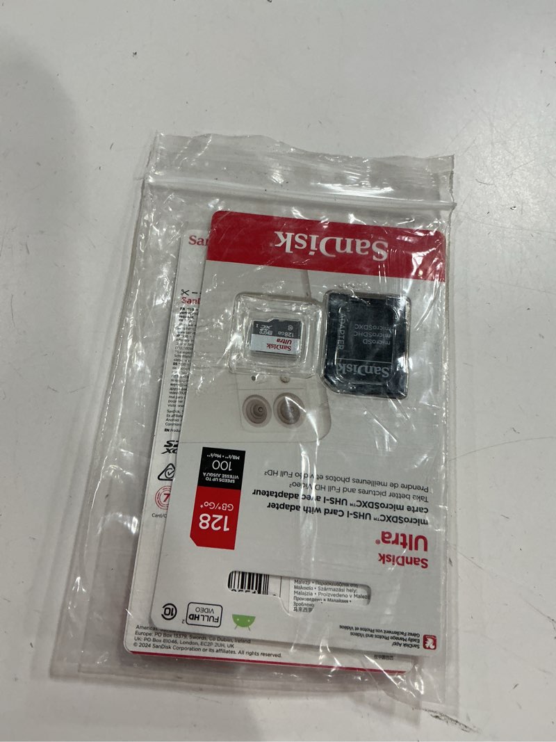 Condition photo showing New/Like New for SanDisk 128GB X2 (256GB) MicroSD HC Ultra Uhs-1 Memory Card