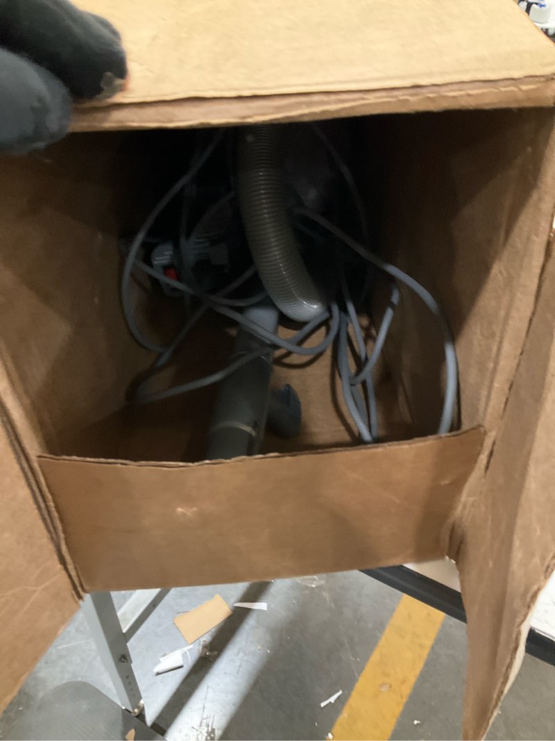 Condition photo showing As Is for Shark Upright Vacuum, Navigator Lift-Away Deluxe with Large Dust Cup Capacity, HEPA Filter, Swivel Steering, Upholstery Tool & Crevice Tool, Blue, NV360 Navigator (Navy)