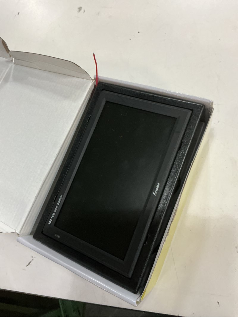 Condition photo showing As Is for padarsey 7 inches tft color lcd car rear view camera monitor support rotating the screen and 2 av inputs (7 inch lcd monitor)