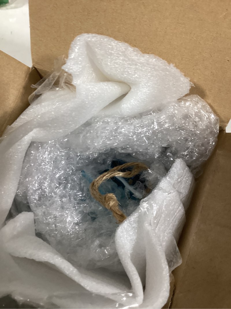 Condition photo showing Good Condition for Bucherry 4 Pcs Glass Fish Ornaments for Christmas Tree Beach Coastal Christmas Hanging Decoration Whale Xmas Ornament Sea Glass Decor for Xmas Tree Beach Home Decoration(Classic Style)