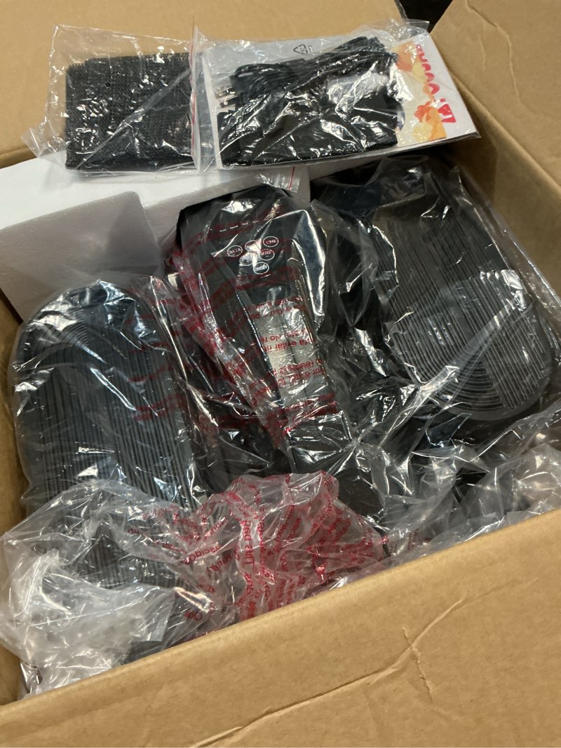 Condition photo showing Good Condition for under desk elliptical machine, electric elliptical leg exerciser while sitting for seniors with upgraded 15 speeds & 12 auto mode, forward & reverse direction, quiet portable seated pedal exerciser 15 adjustable speeds+12 auto modes -black red