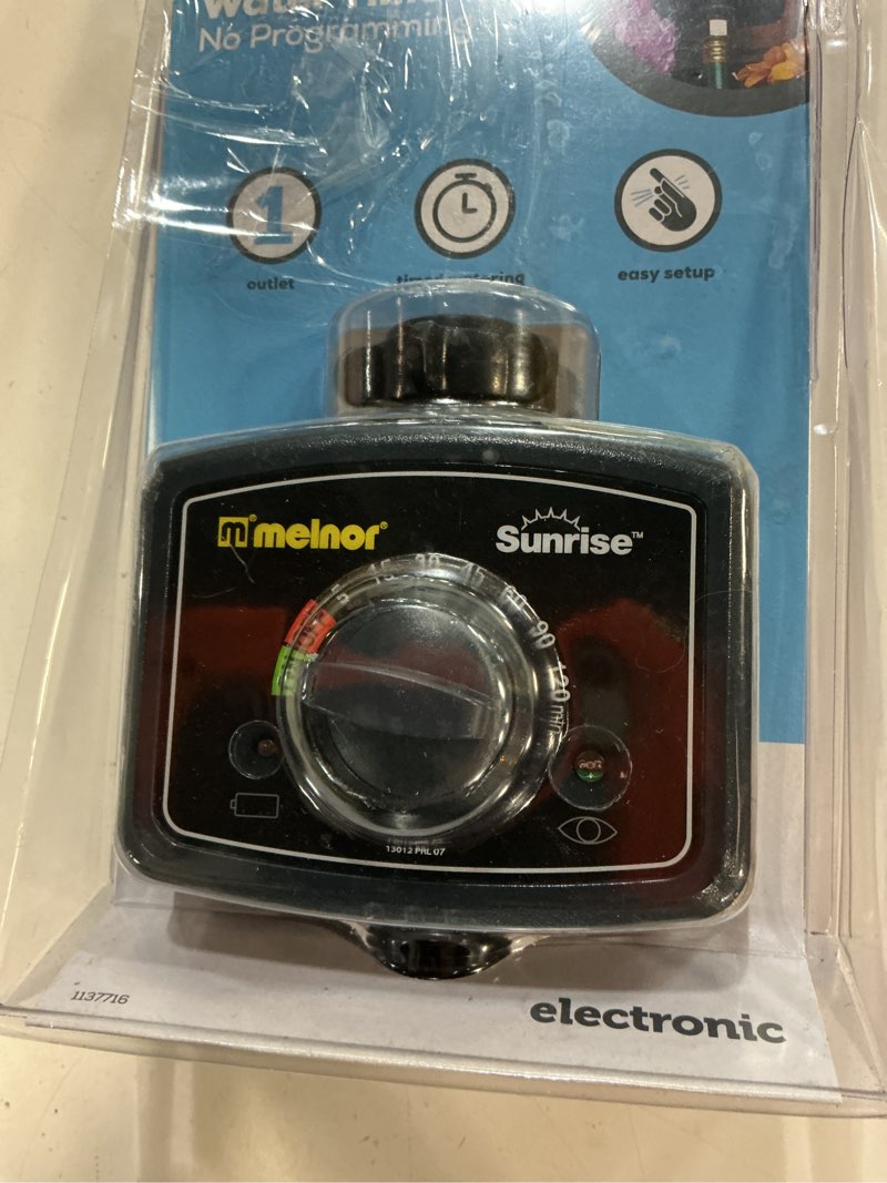 Condition photo showing Good Condition for melnor 1 output port mechanical hose end timer