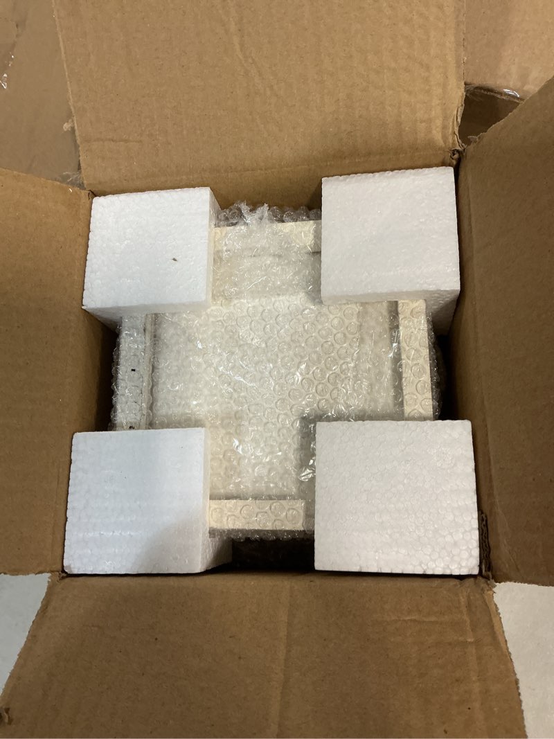 Condition photo showing Good Condition for mygift vintage white wood tissue box cover holder with easy refill slide out bottom, decorative square bathroom facial tissue holder