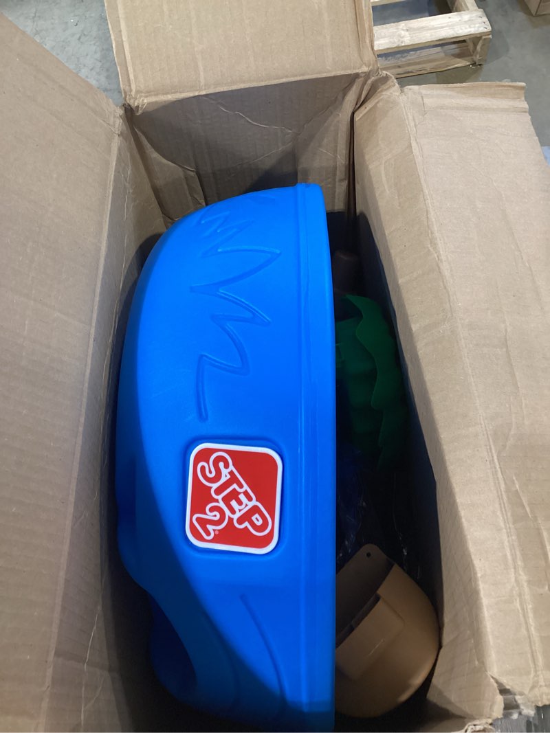 Condition photo showing Good Condition for step2 tropical rainforest kids water tables, outdoor toddler activity table, ages 1.5+ years old, 13 piece water toy accessories, blue & green