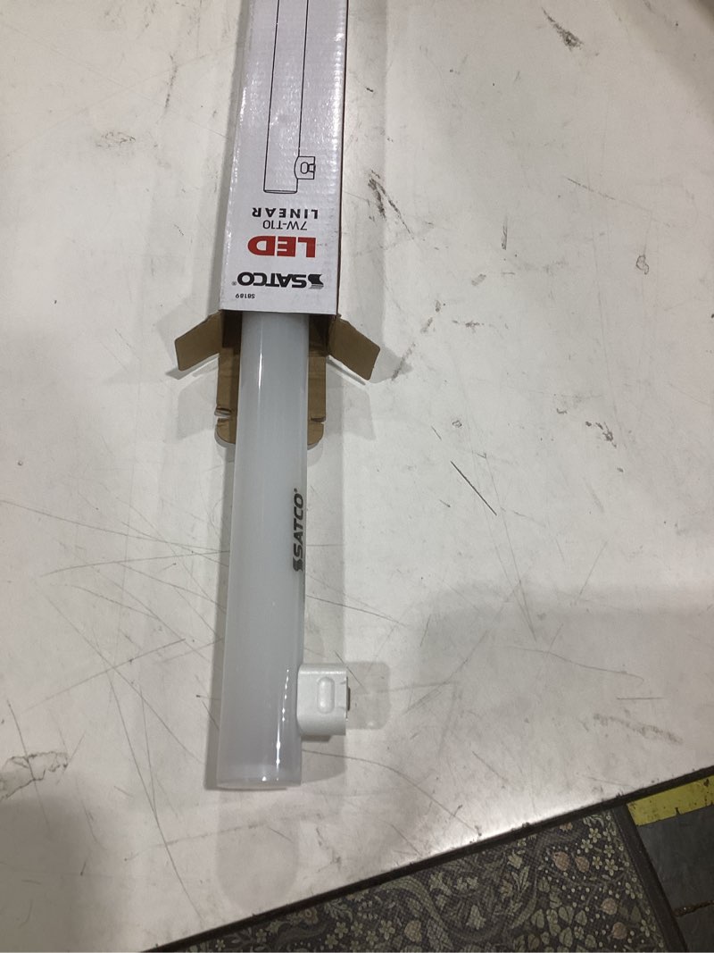 Condition photo showing Good Condition for satco s8189 t10 led linestra light bulb, s14s base, 7w, 30000 hour rating, 500l, warm white