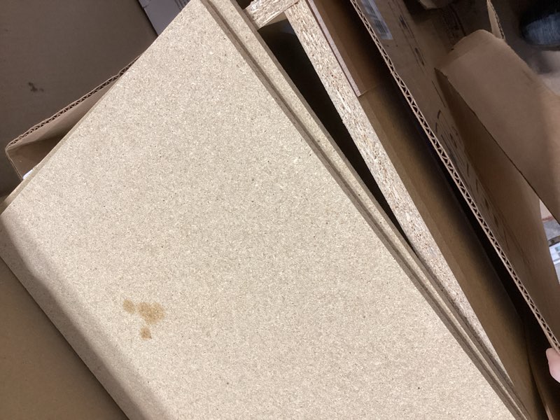 Condition photo showing As Is for project source euro 18-in true white single sink bathroom vanity with white cultured marble