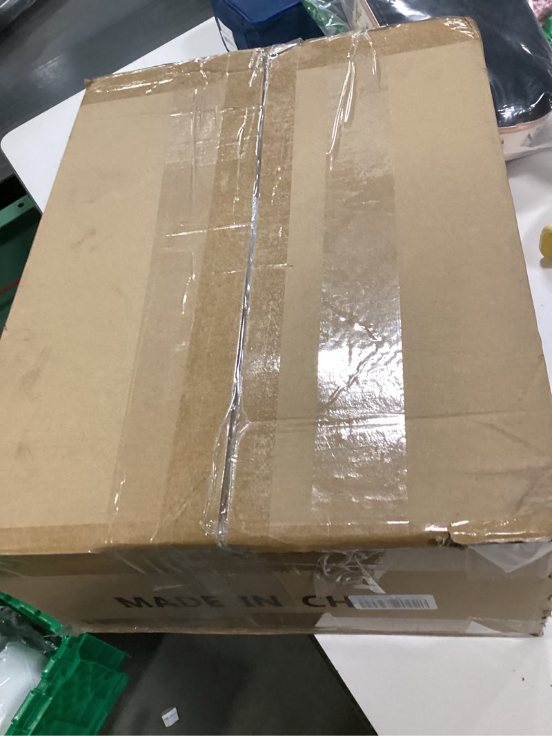 Condition photo showing New/Like New for CTSNSLH 5 Pack Closet Organizers Storage Box, Closet Storage Stackable Storage Bins, Plastic Drawer Basket for Wardrobe Cupboard Kitchen Bathroom Office, White White-Grey 5 PACK-L