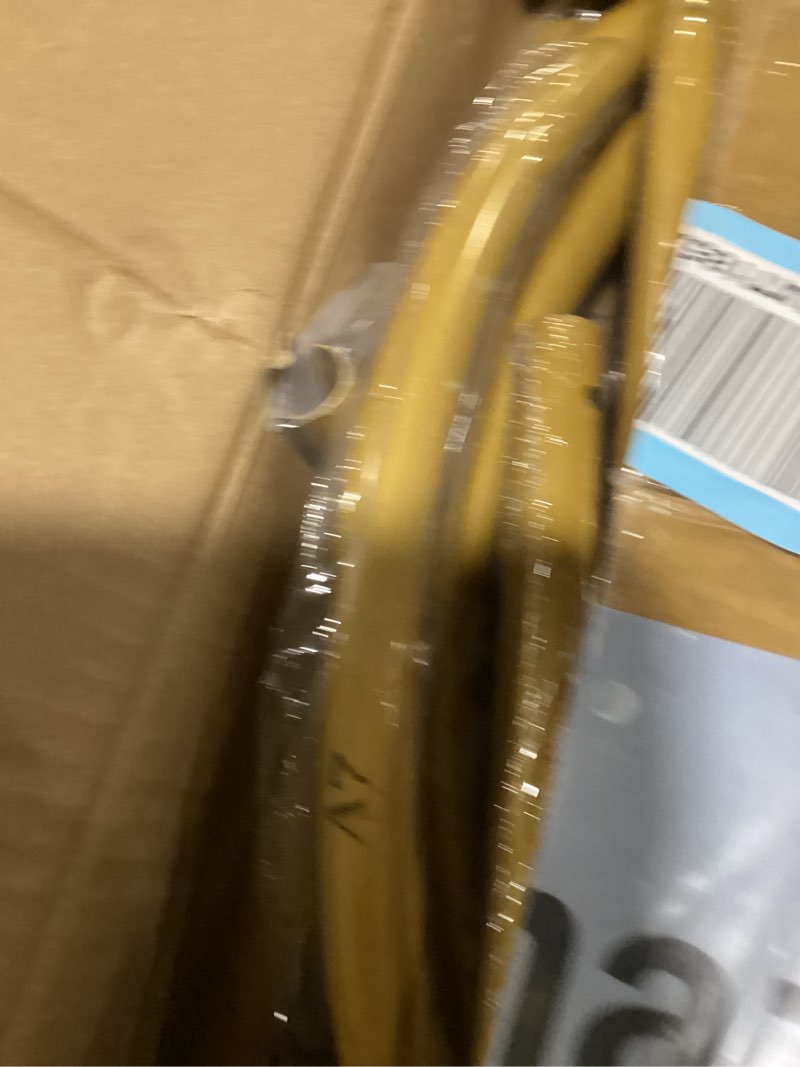 Condition photo showing As Is for Arch Backdrop Stand 4FT Gold Wedding Balloon Arched Backdrop Stand Metal Arch Frame for Birthday Party Bridal Baby Shower Ceremony Decoration 4FT Metal