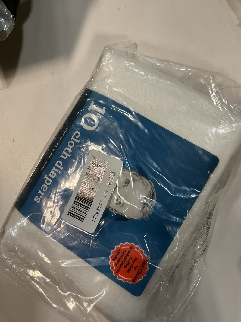 Condition photo showing New/Like New for Gerber Unisex Baby Boys Girls Birdseye Prefold Cloth Diapers Multipack White 3-Ply 10 Pack 10 Count White 3-ply Birdseye Prefold