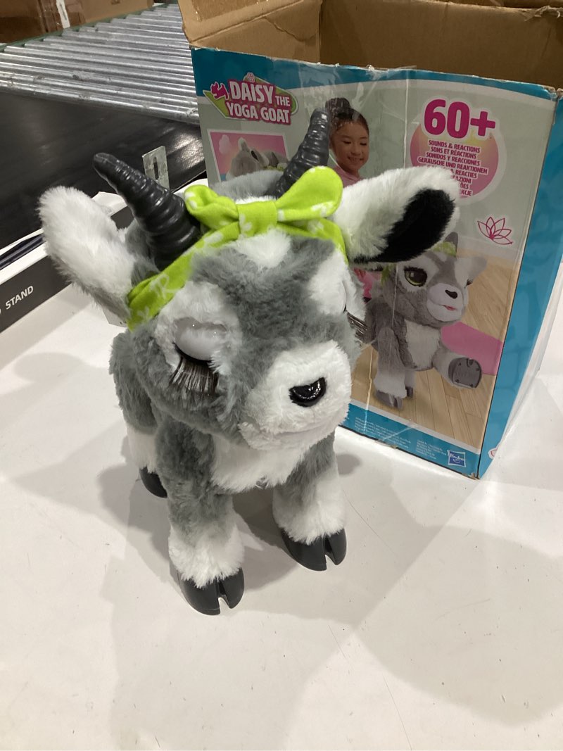 Condition photo showing Good Condition for furreal daisy the yoga goat interactive toy, 11-inch realistic plush, kids toys for ages 4 up by just play