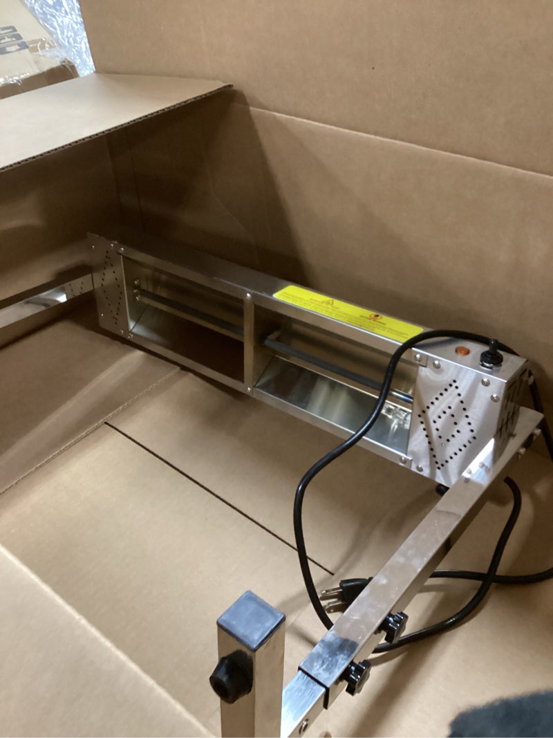 Condition photo showing Good Condition for Kratos 28W-591 24\" Countertop Strip Warmer with Stainless Steel Adjustable T-Style Legs, 120V, 500W