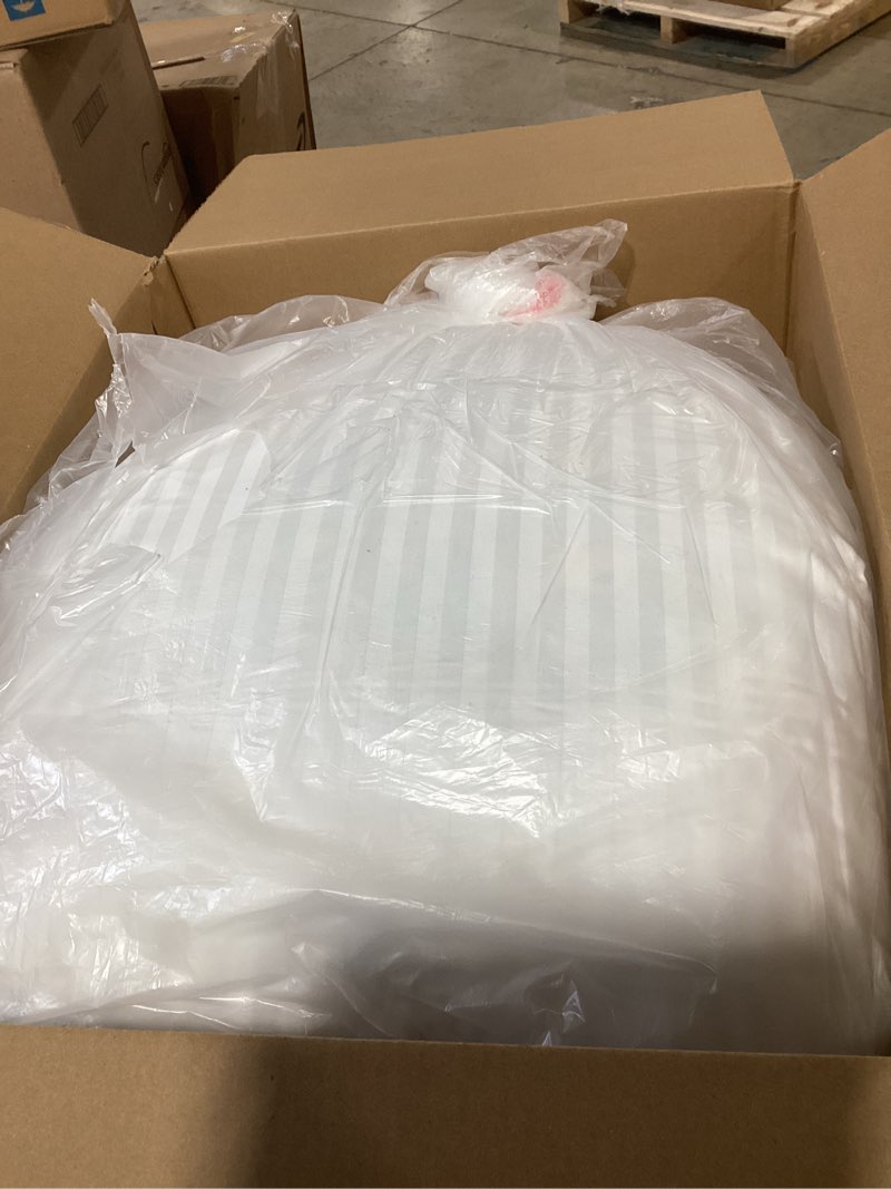 Condition photo showing As Is for beckham hotel collection shredded memory foam pillow 2-pack queen | adjustable fill cooling bed pillows for side, back & stomach sleepers queen (customizable foam)