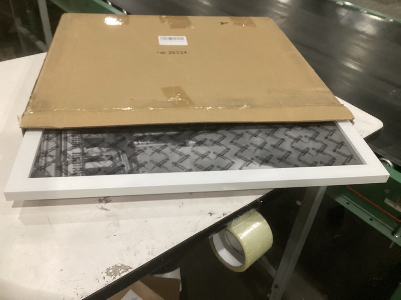 Condition photo showing Good Condition for 20x24 picture frame, for 20 x 24 in posters and art prints, horizontal or vertical wall mounting, white 20 x 24 poster frame, 2 pack. white 20x24