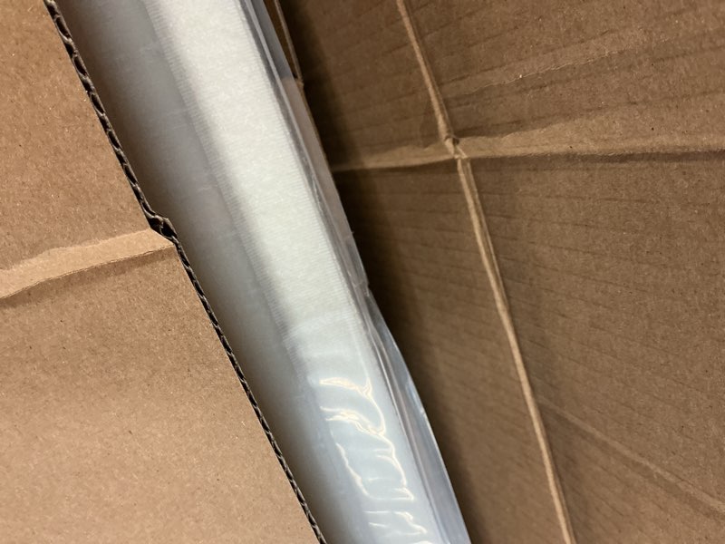 Condition photo showing Good Condition for adjustable panel track blinds manual blackout vertical blinds for sliding door (blackout - texture white