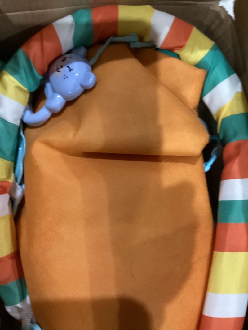 Condition photo showing As Is for dearlomum Baby Play Mat & Piano Tummy Time Gym, Infant Sensory Activity Playmat with 5 Toys, Music & Lights, Developmental Gift for Boys & Girls 0-12 Months (Blue)