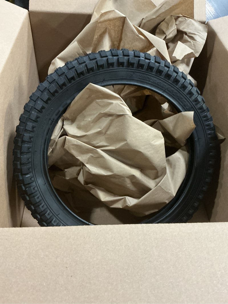 Condition photo showing New/Like New for rutu 16x2.4 tire and inner tube set, 16 inch bike tires for dirt bike kids bicycles, 64-305 tire compatible with mx500 mx650 non folding tire 1-pack