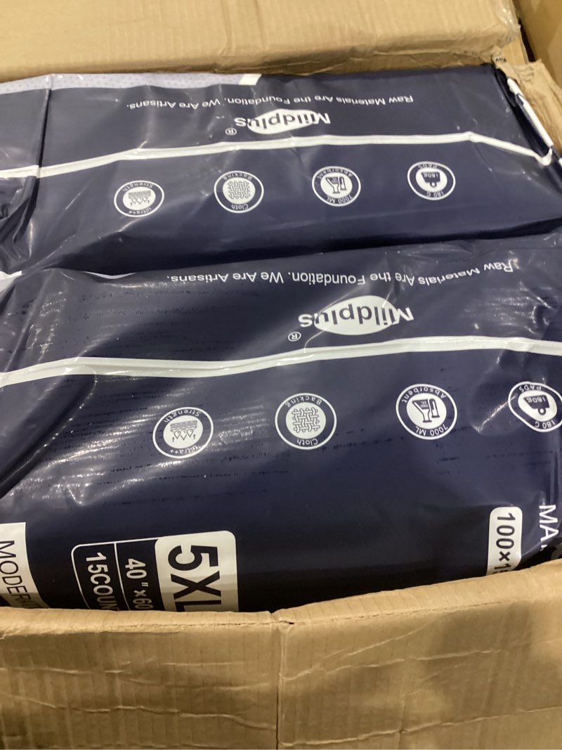 Condition photo showing New/Like New for Mildplus Disposable bed pads mattress type for nursing bed 100x152 cm 5XL