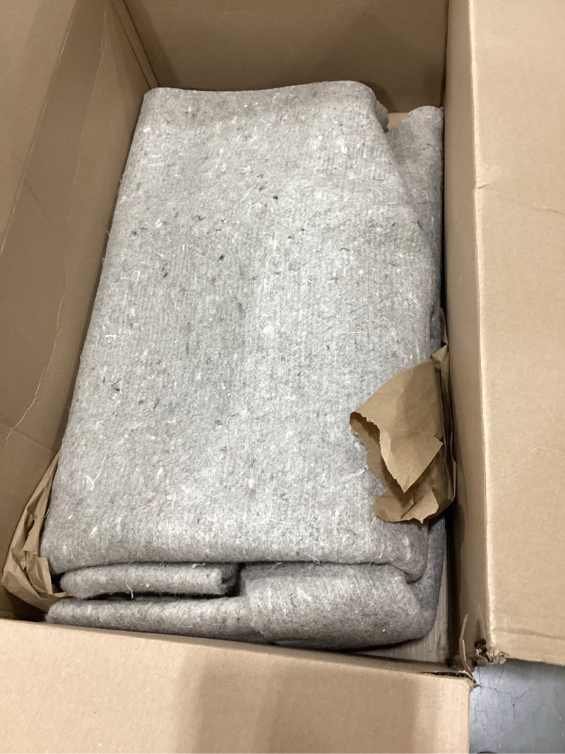 Condition photo showing As Is for mohawk home felt rug pad 8' x 10' - 1/4 inch thick cushion for area rugs, protective underlay for hardwood floors, comfort and insulation – felt only pad 1/4 inch ultra premium all surface 8' x 10' (rectangular)