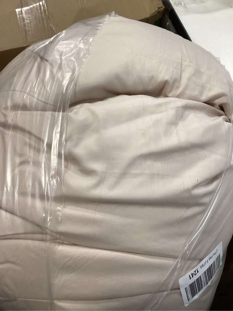 Condition photo showing As Is for (Similar)(Incomplete)weigelia Twin Comforter Set 5 Pieces Beige Bed in A Bag Soft Queen Bedding Set Lightweight Comforter Set for Women and Men?Comforters, Flat & Fitted Sheets, Pillowcases & Shams?