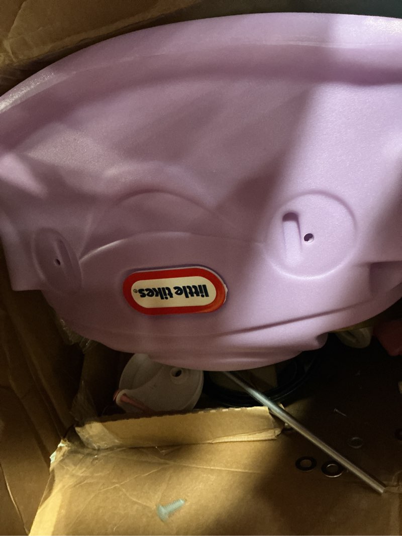 Condition photo showing As Is for little tikes fairy cozy coupe (amazon exclusive) large multicolor large