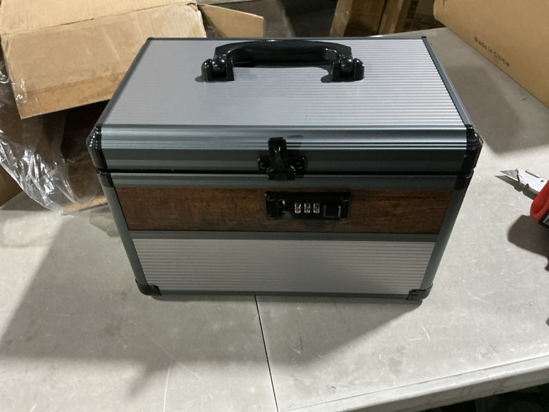 Condition photo showing Good Condition for glosen medicine lock box,locking medicine box, security lock boxes?medium black? 12 x 7.68 x 7.87 inch, first aid key safe box for medication black medium-12in