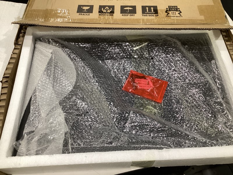 Condition photo showing Good Condition for Pregaspor Mirror on Mirror Wall Mirror for Bathroom, 16" x 24" Rectangular Frameless Bathroom Vanity Mirrors for Wall, Polished Beveled Edge Mirrors for Washroom Rectangle - 16" x 24"