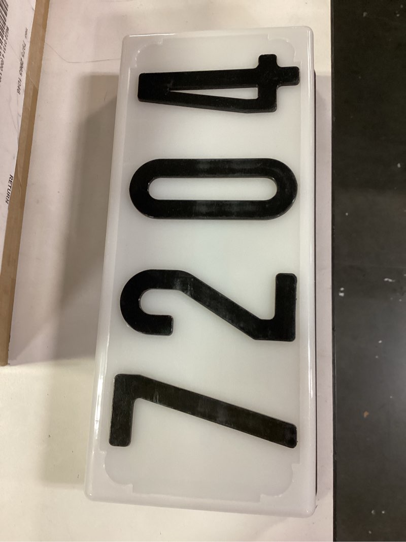 1-Line Wall Address Plaque
