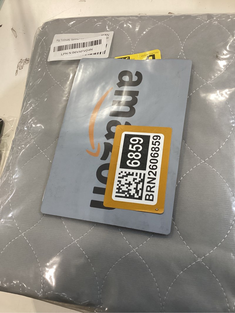 Condition photo showing New/Like New for washable bed pads 36" x 72" - 2 pack, grey, waterproof bed pads for incontinence, bed wetting pads for bed, sofa, floor, resuable underpads for adults, seniors, pet gray 36x72 inch (pack of 2)