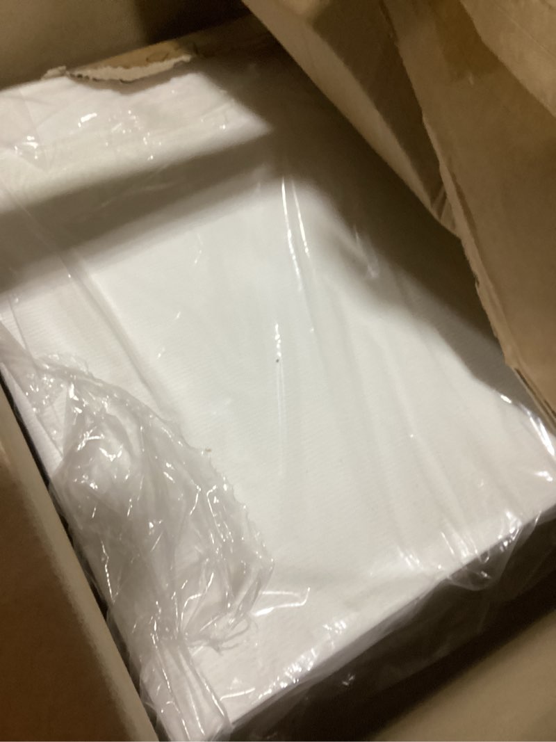 Condition photo showing As Is for fe09 commercial fryer filter paper 17 1/2 x 18 1/2, fits hf style 80 & 130 & 165, fits rf hunter hf series oil filters (post 1991 models) and filter screen filter screen hf2515, 100 sheets, 2462017