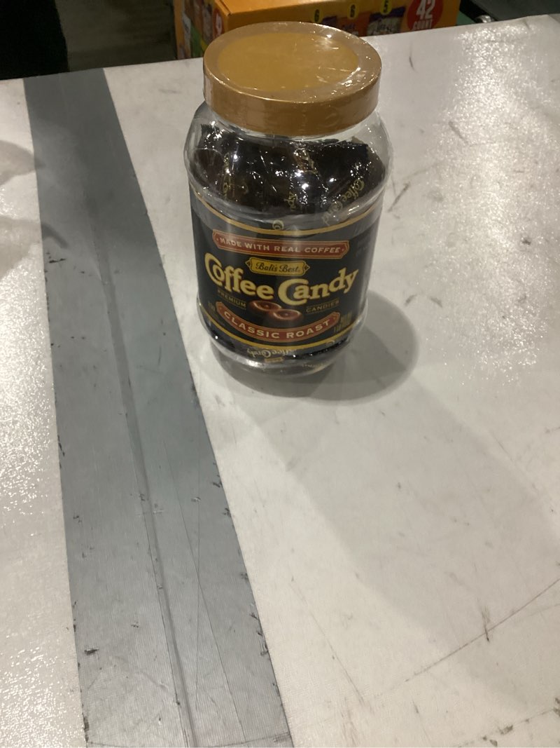 Bali's Best Coffee Candy, 1 Pound Jar, Individually Wrapped Hard Candy, Made with Real Sumatran Coff