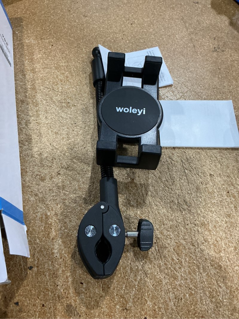 Condition photo showing Good Condition for gooseneck tablet holder for wheelchair/stroller/golf cart/boat/mic stand/indoor cycling bike/gym bicycle handlebar clamp, compatible with 4.7-13" ipad pro/air/mini, iphone, galaxy, fire hd, e-book