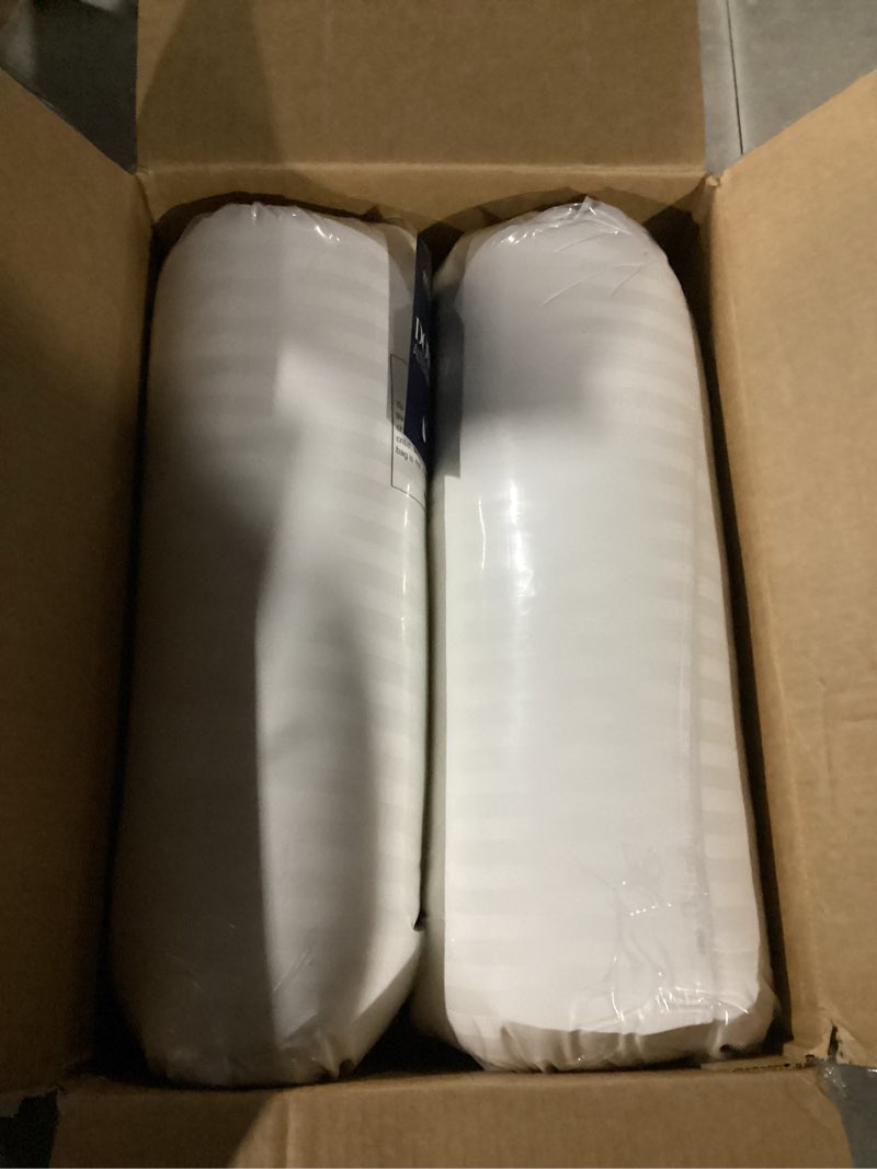 Condition photo showing New/Like New for Beckham Hotel Collection Bed Pillows Standard/Queen Size Set of 2 - Original Soft Down Alternative Pillow for Sleeping - Soft Support for Back, Stomach or Side Sleepers Queen / Standard White