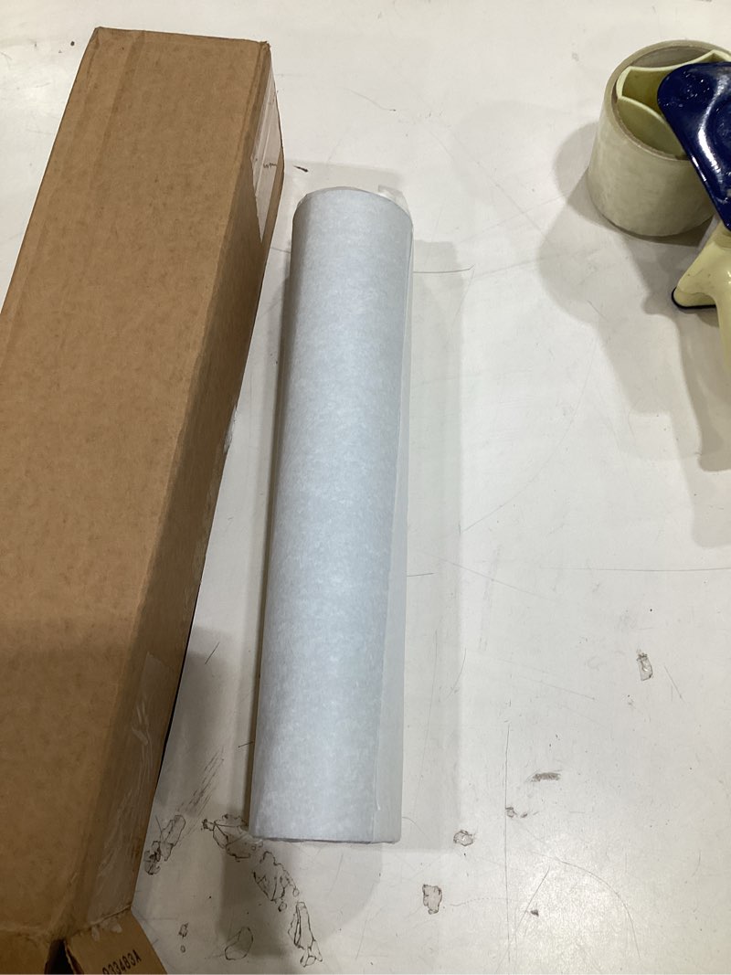 Condition photo showing Good Condition for clear table protector, usa made, safe, 14 x 26 inch, 2mm thick ultra smooth vinyl, clear table cover for night stand, desk mat cover for office desk 26" x 14" 2mm rectangle crystal