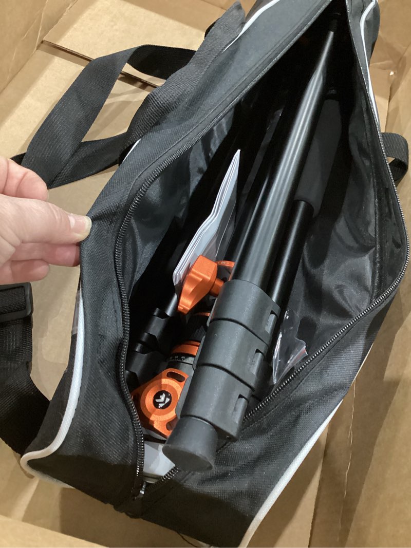 Condition photo showing Good Condition for k&f concept 90''/230cm overhead camera tripod, horizontal shooting video tripods with fluid head heavy duty, detachable monopod, for indoor and outdoor use t254a7+fh-03