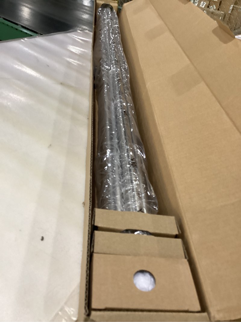 Condition photo showing New/Like New for Umbra Cappa Double Curtain Rod – 1-1/4-Inch Front and 3/4-inch Back Drapery Rods Extend from 72 to 144 Inches, Includes 4 Matching Finials, Brackets & Hardware, Nickel