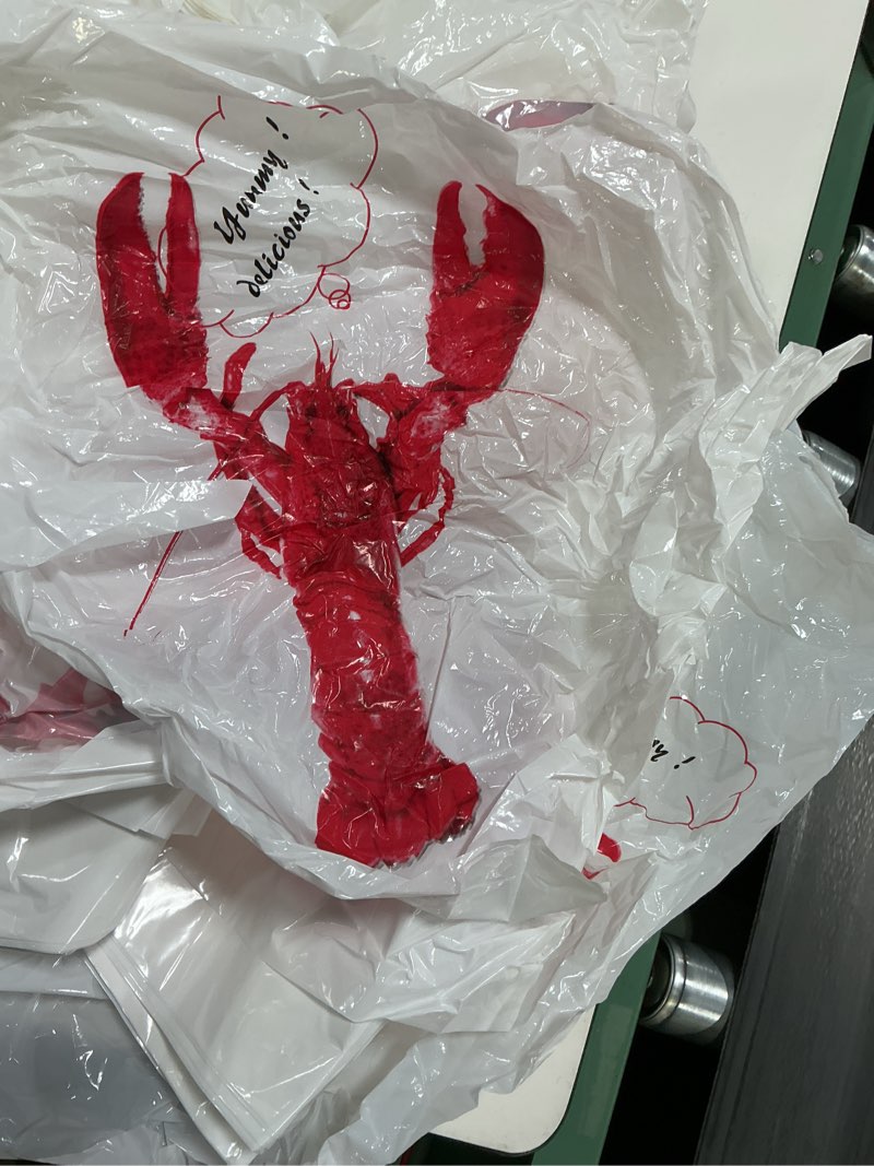 Condition photo showing As Is for wesiti 100 pcs lobster crab bib wet wipe set 50 crawfish bib disposable adult 50 moist towelettes seafood boil party supply