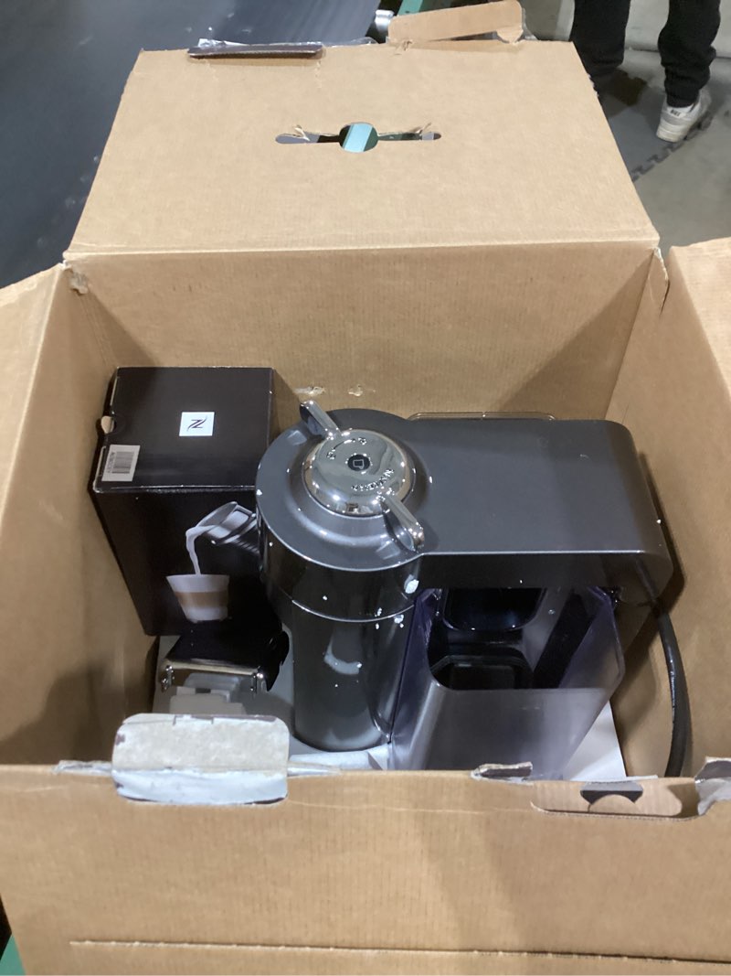 Condition photo showing Good Condition for Nespresso Vertuo Coffee and Espresso Machine by De'Longhi with Milk Frother, 1000 Milliliters, Graphite Metal Machine + Frother Graphite Metal