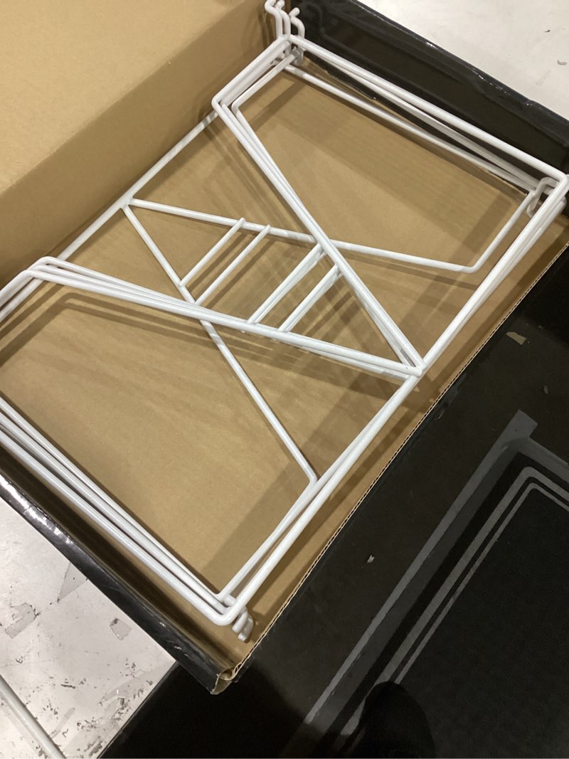 Condition photo showing New/Like New for TitanSecure 4 Pack *** New Extra Wide 16 Inch Length*** White Wire Shelf Dividers for Closets - Best Closet Organizer Takes Seconds to Install (ONLY FITS 16 INCH Shelving)