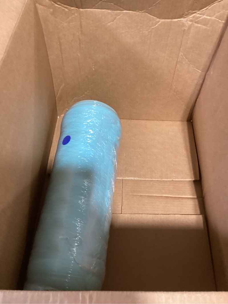 Condition photo showing As Is for dmi 2-inch foam mattress topper, egg crate foam pad for support, air circulation, pressure relief & weight distribution, twin size 33 x 72, blue