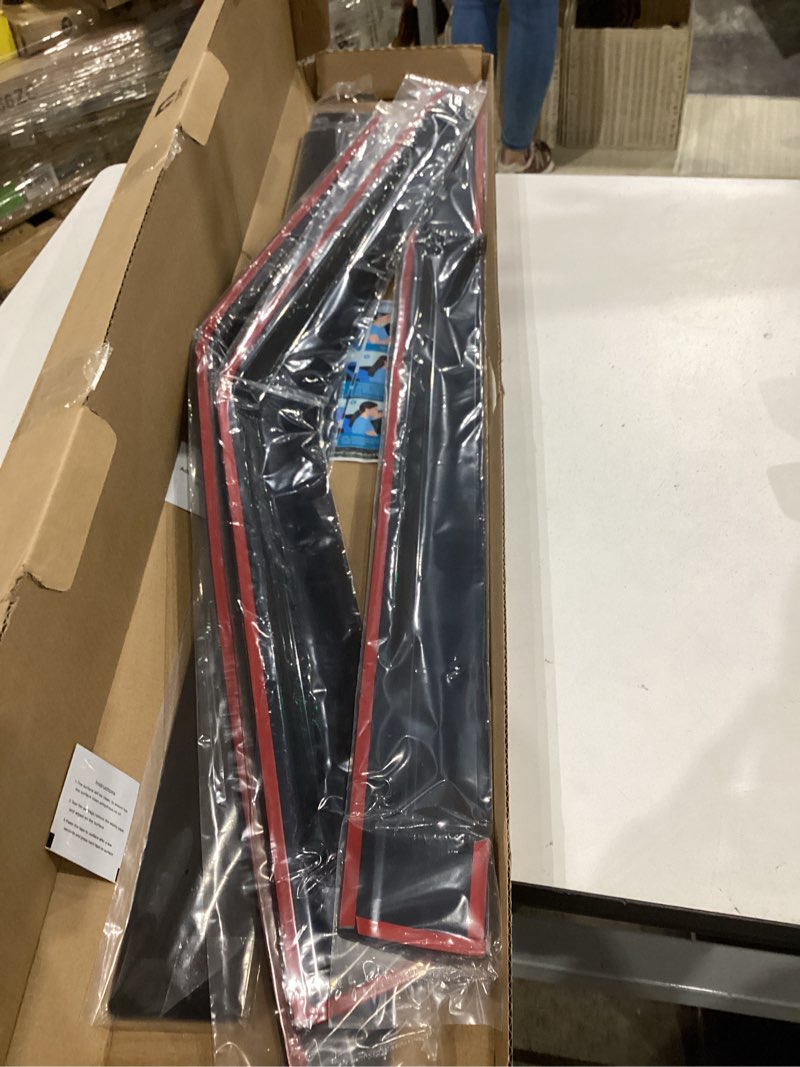 YLSCOO Window Visors Rain Guards fits 2024-2026 Hyundai Santa fe, Out-Channel Side Window Wind Defle