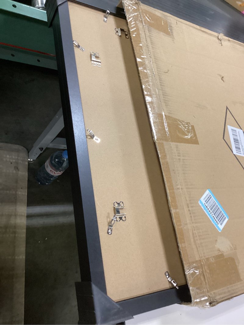 Condition photo showing item condition for Abtgt 20x24 Picture Frame Set of 3, Display Pictures 16x20 with Mat or 20x24 without Mat, Poster Frame for Wall Mounting Display, Black Black 20x24